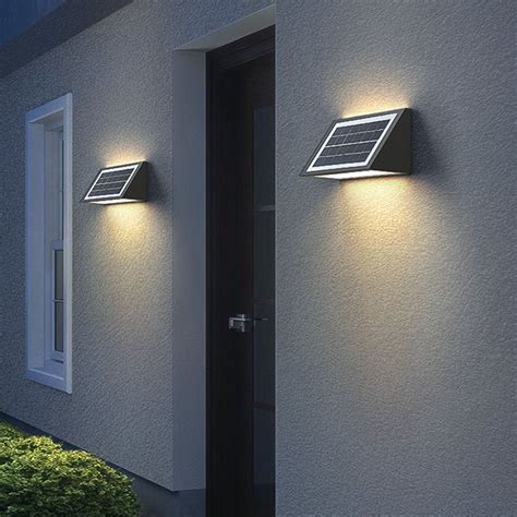 solar powered up and down lights